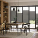 ColorizedZoom BiFold Adapt DuoLuxe Ash Pleated Blind 2087
