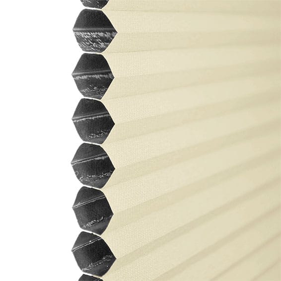 ColorizedPLA BiFold Adapt DuoShade Cream Pleated Blind 2097