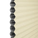 ColorizedPLA BiFold Adapt DuoShade Cream Pleated Blind 2097