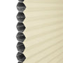 ColorizedPLA BiFold Adapt DuoShade Cream Pleated Blind 2097