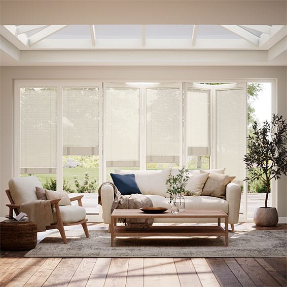 Colorized BiFold Ecru Venetian - 16mm Slat 2117