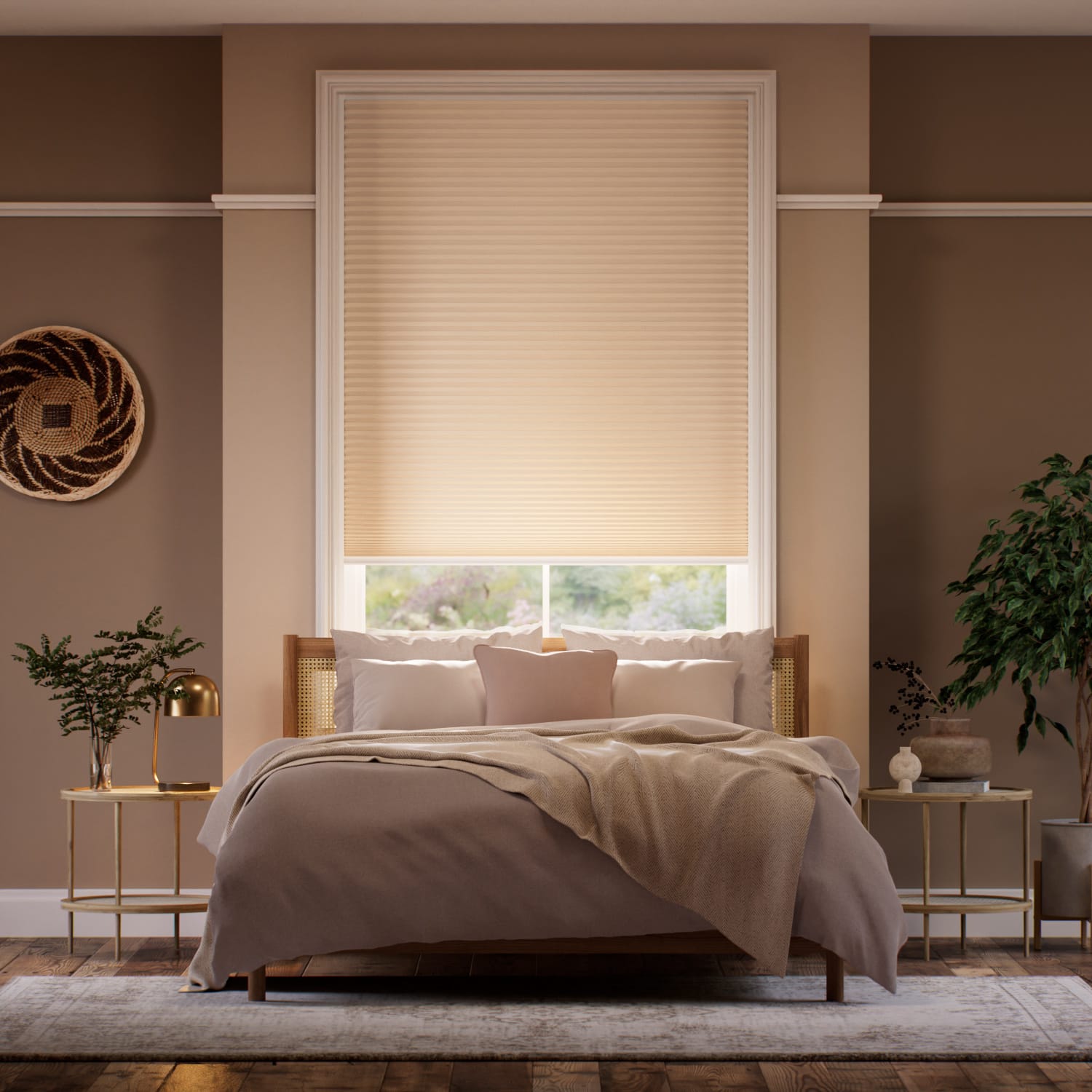 Colorized TotalShade Blackout Peach Thermal Blind 2134