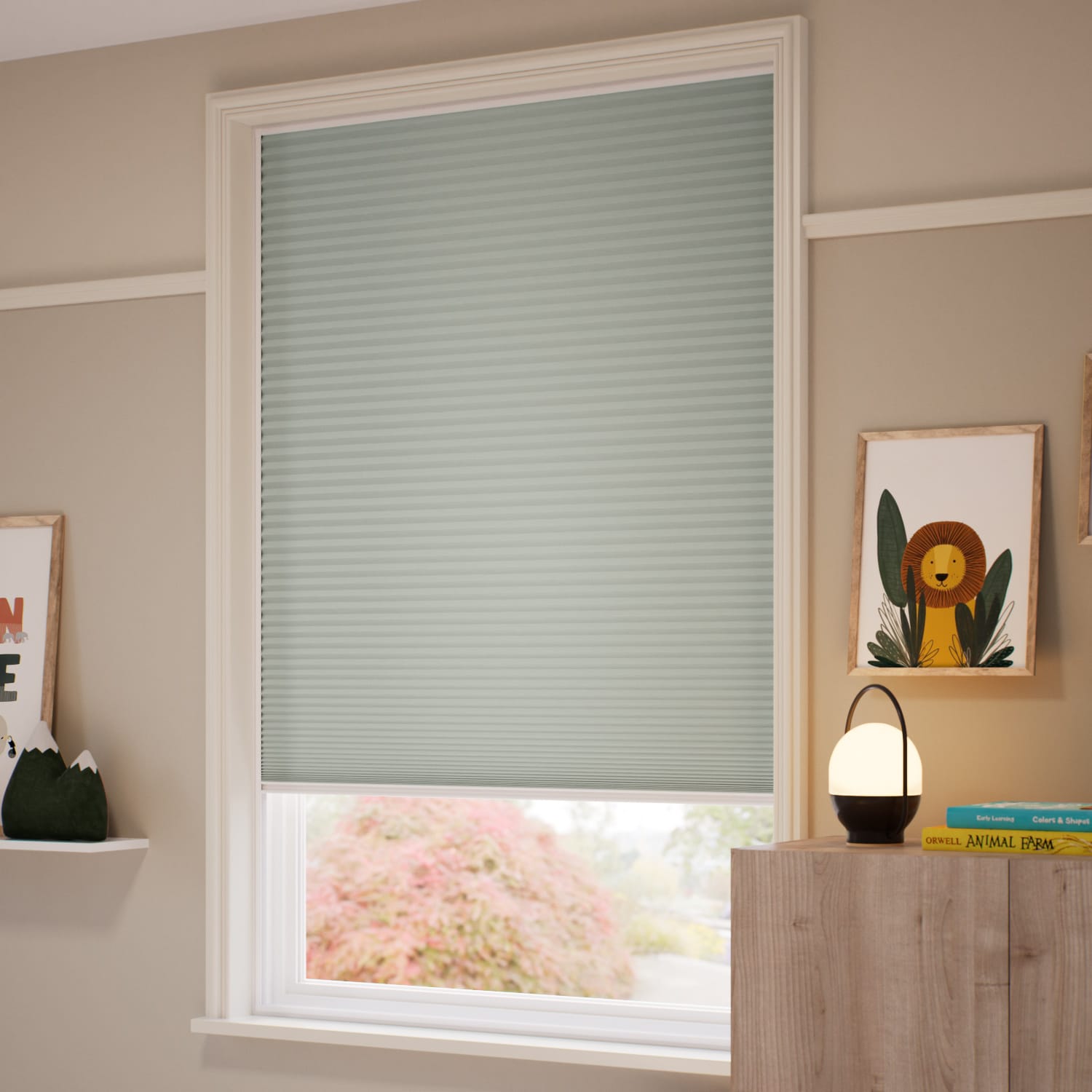 ColorizedZoom TotalShade Blackout Duck Egg Thermal Blind 2131