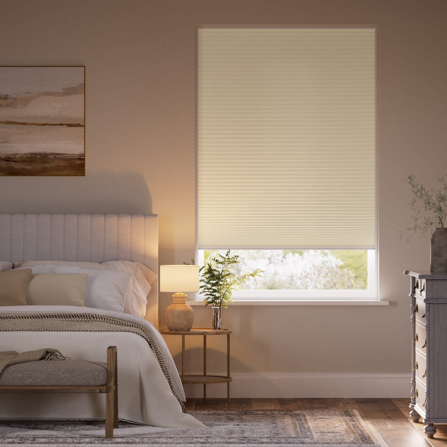 Colorized TotalShade Blackout Cream Thermal Blind 2124