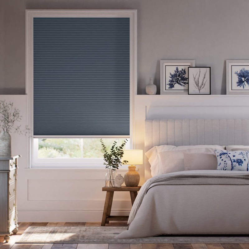Colorized MaxShade Blackout Denim Thermal Blind