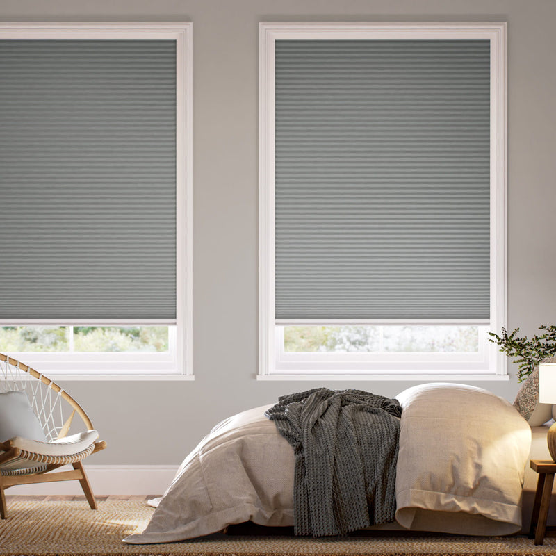 Colorized MaxShade Blackout Slate Thermal Blind