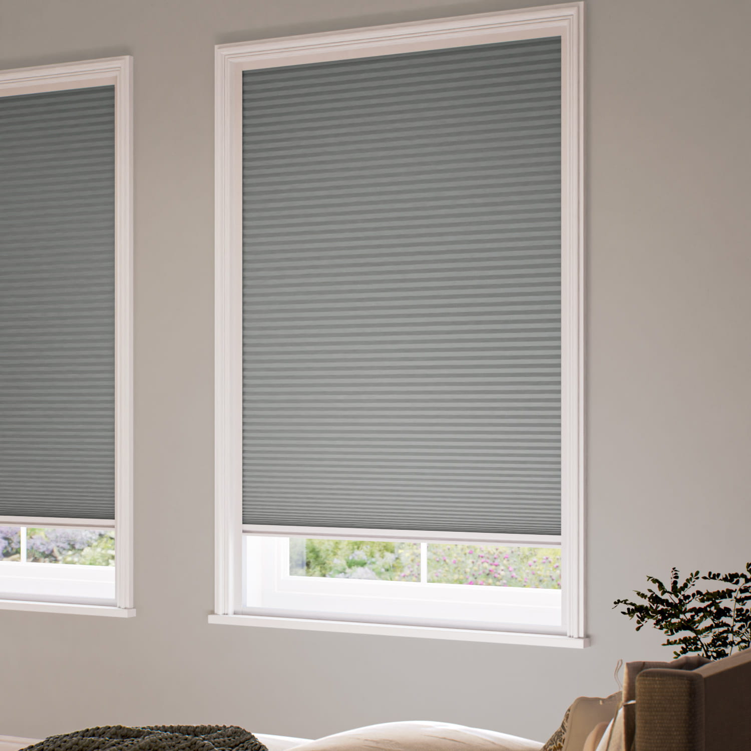 ColorizedZoom MaxShade Blackout Slate Thermal Blind 2147