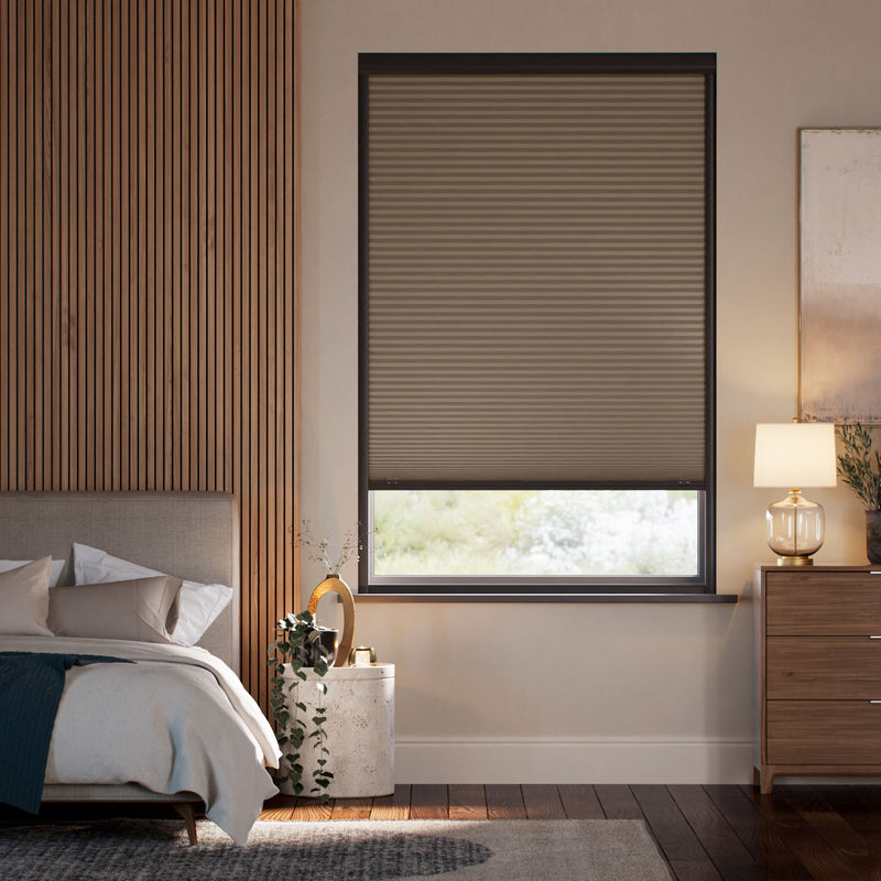 Colorized Click2Shade Complete Blackout Chocolate Thermal Blind 2153