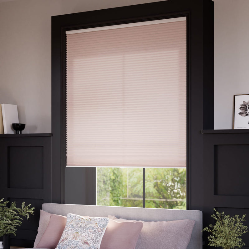 ColorizedZoom DuoLight Cordless Dusky Pink Thermal Blind