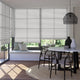 Colorized DuoLight Cordless Mosaic Cool Grey Thermal Blind 2186