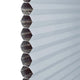 ColorizedPLA DuoShade Cordless Pastel Blue Thermal Blind