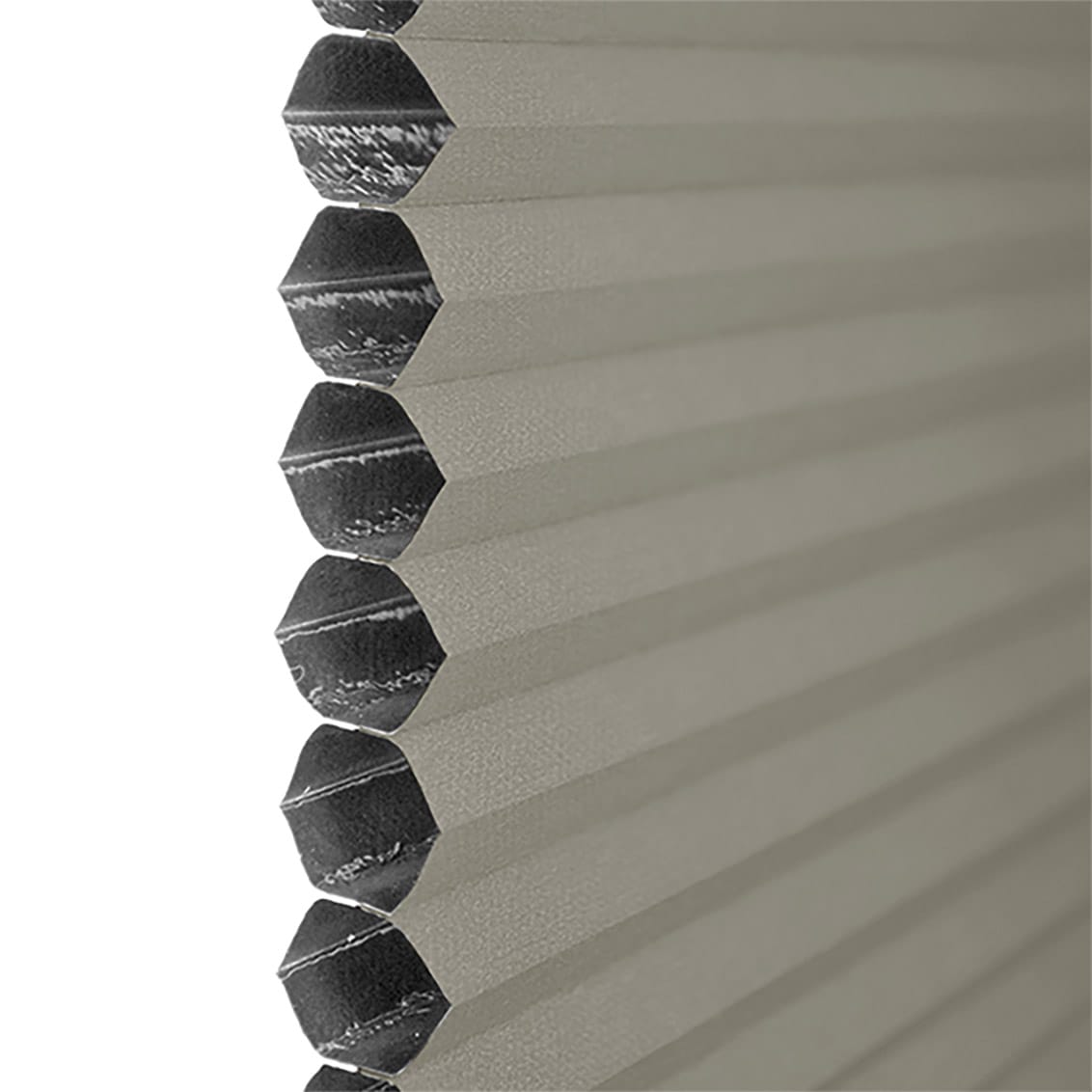 ColorizedPLA DuoShade Cordless Gainsboro Grey Thermal Blind