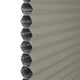 ColorizedPLA DuoShade Cordless Gainsboro Grey Thermal Blind