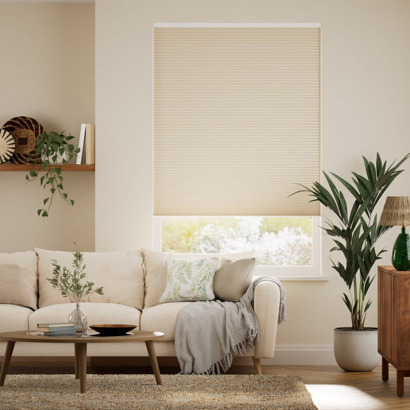 Colorized DuoShade Cordless Cornsilk Thermal Blind 2196