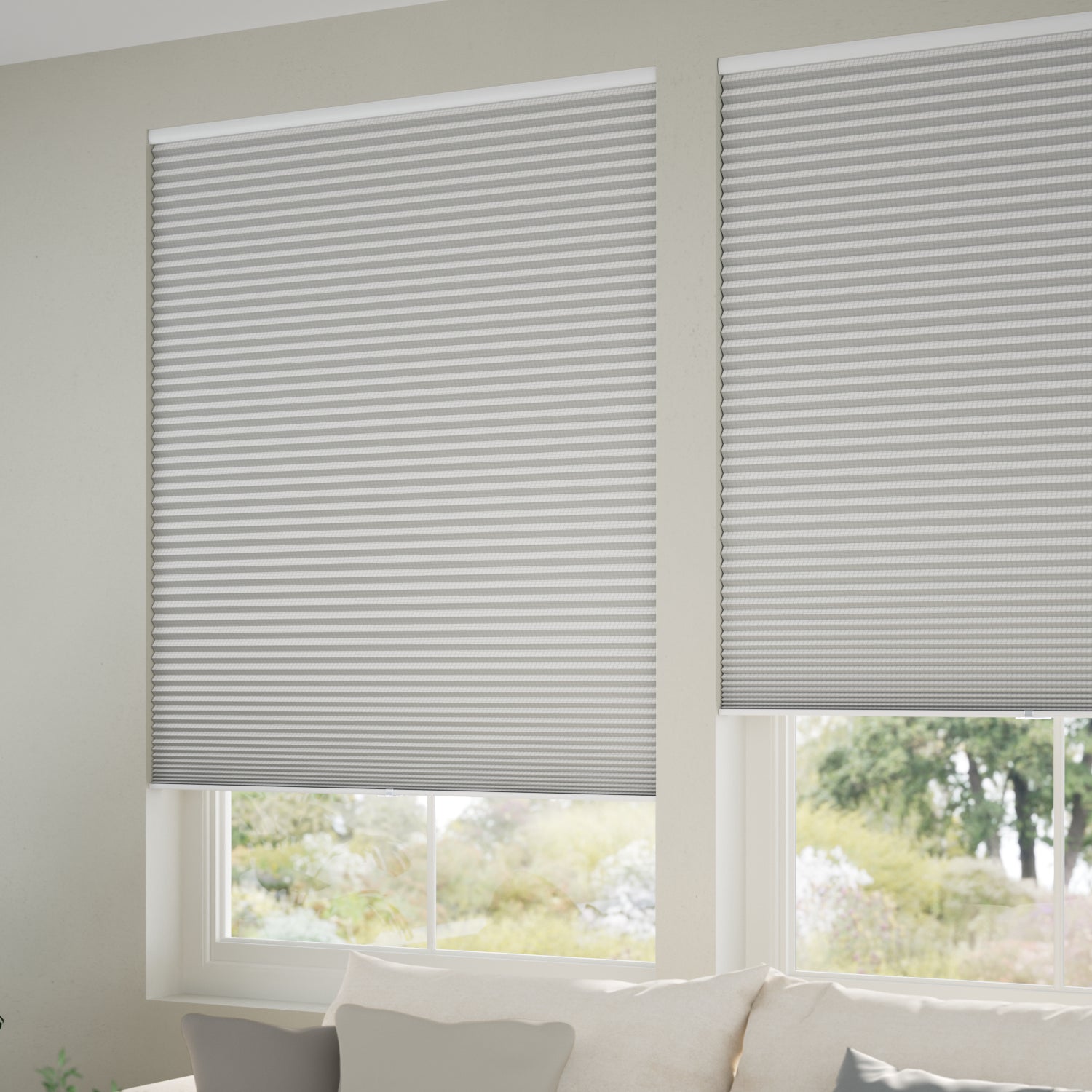 ColorizedZoom DuoShade Cordless Rhino Thermal Blind