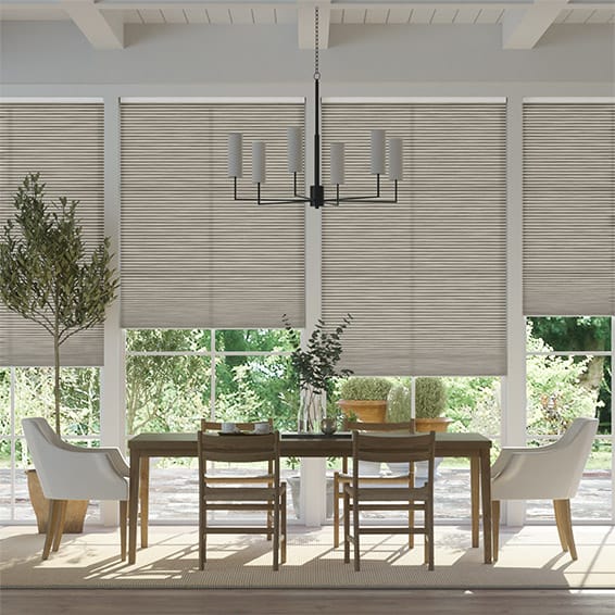 Colorized DuoLight Cordless Grain Fossil Grey Thermal Blind 2223