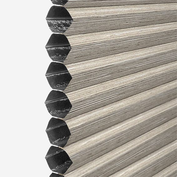 ColorizedPLA DuoShade Cordless Grain Fossil Grey Thermal Blind 2227