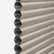 ColorizedPLA DuoShade Cordless Grain Fossil Grey Thermal Blind 2227