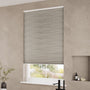 ColorizedZoom DuoShade Cordless Grain Fossil Grey Thermal Blind 2227