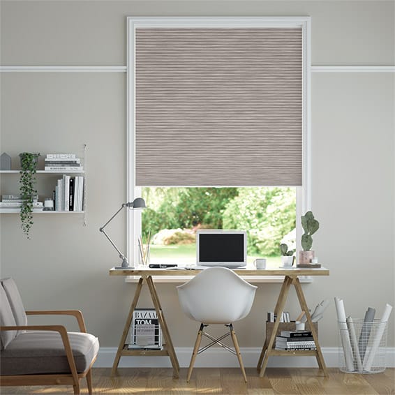 Colorized DuoShade Cordless Grain Fawn Thermal Blind 2226