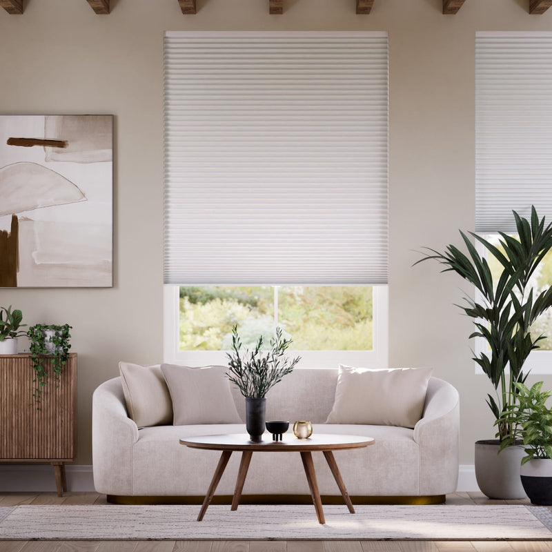 Colorized Double DuoShade Cordless Ash Grey  Thermal Blind 2231