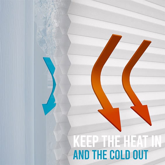 ColorizedPLA Double DuoLight Cordless Arctic White Thermal Blind 2235