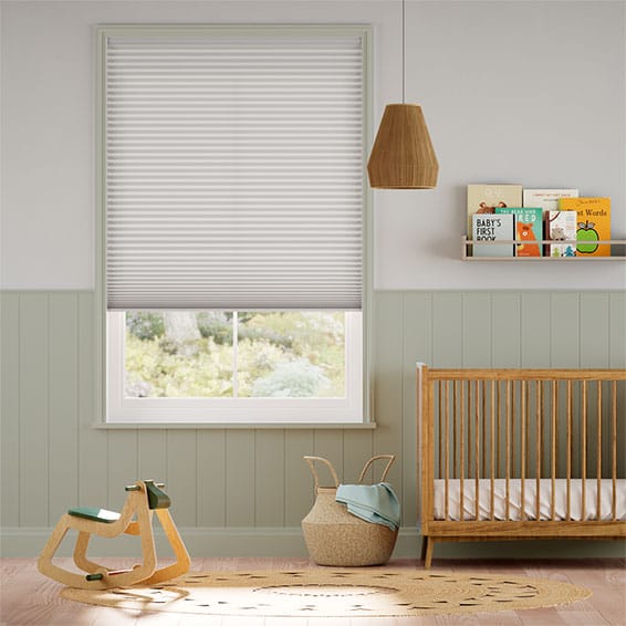 Colorized Double DuoLight Cordless Ash Grey Thermal Blind 2236