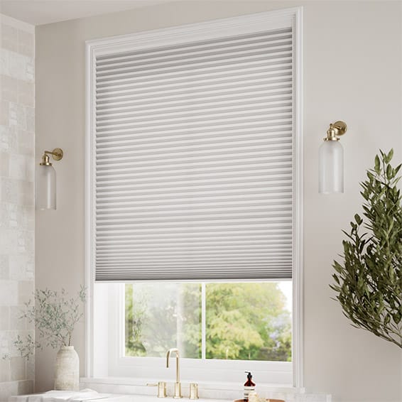 ColorizedZoom DuoLight Stack Cordless Dove Grey Thermal Blind 2241