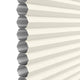 ColorizedPLA DuoShade Stack Cordless Antique White Thermal Blind 2242
