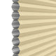 ColorizedPLA DuoShade Stack Cordless Dune Thermal Blind 2244