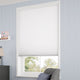 ColorizedZoom DuoShade Stack Cordless Frost Thermal Blind 2245