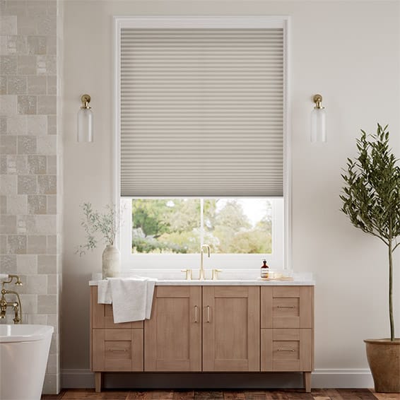 Colorized Cordless Double DuoLight Stucco Thermal Blind 2247