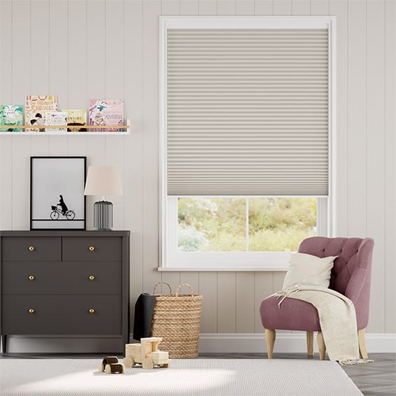 Colorized Cordless Double DuoShade Stucco Thermal Blind 2249