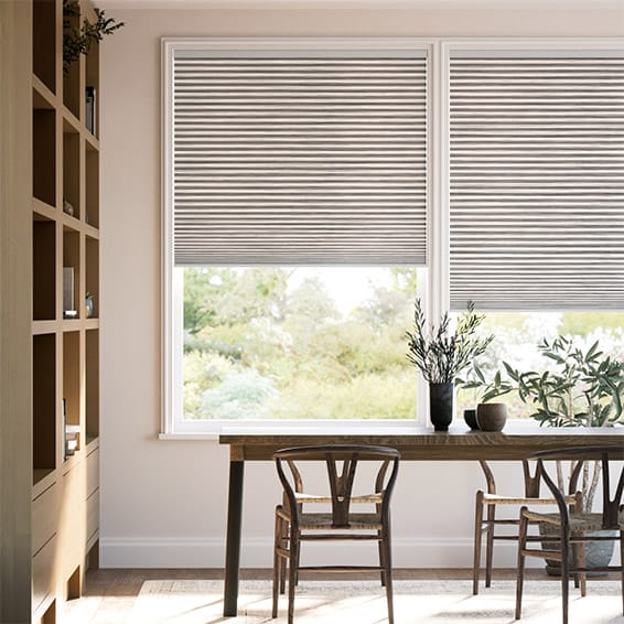 Colorized Cordless Double DuoLight Grain Flint Thermal Blind 2250