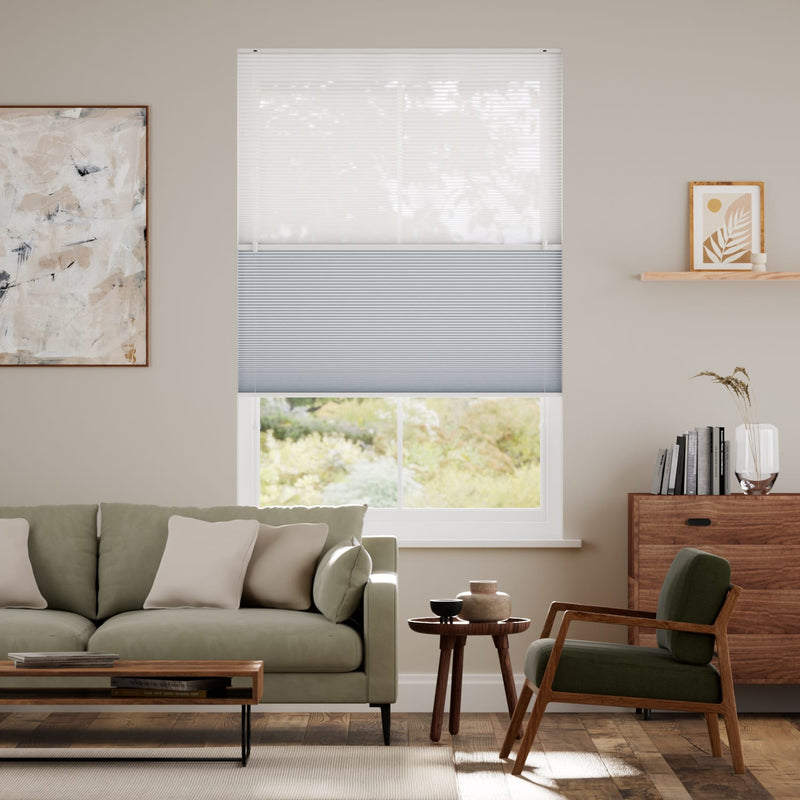 Colorized Night & Day Duo Voile Sky Thermal Blind 2332