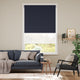 Colorized Atom Navy Double Roller Blind