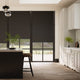 Colorized Eros Charcoal Double Roller Blind 2354