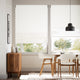 Colorized Eros Snowdrop Double Roller Blind 2358