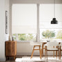Colorized Eros Snowdrop Double Roller Blind 2358