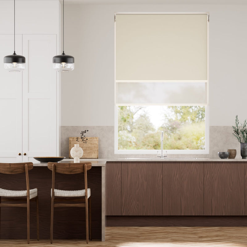 Colorized Twist2Go Atom Toffee Double Roller Blind 2387
