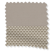 ColorizedSwatch Twist2Go Eclipse Pebble & Dune Double Roller Blind sample image 2393