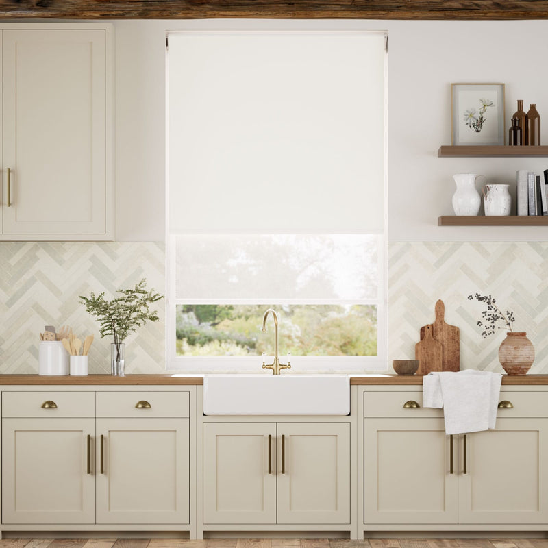 Colorized Electric Atom Mallow  Double Roller Blind 2400