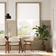 Colorized Electric Umbra Milk White Double Roller Blind 2416