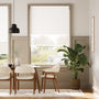 Colorized Electric Umbra Milk White Double Roller Blind 2416