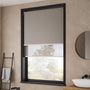 ColorizedZoom Electric Eclipse Pebble & Dune Double Roller Blind 2419