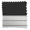 ColorizedSwatch Alia Pitch Black Double Roller Blind sample image 2434