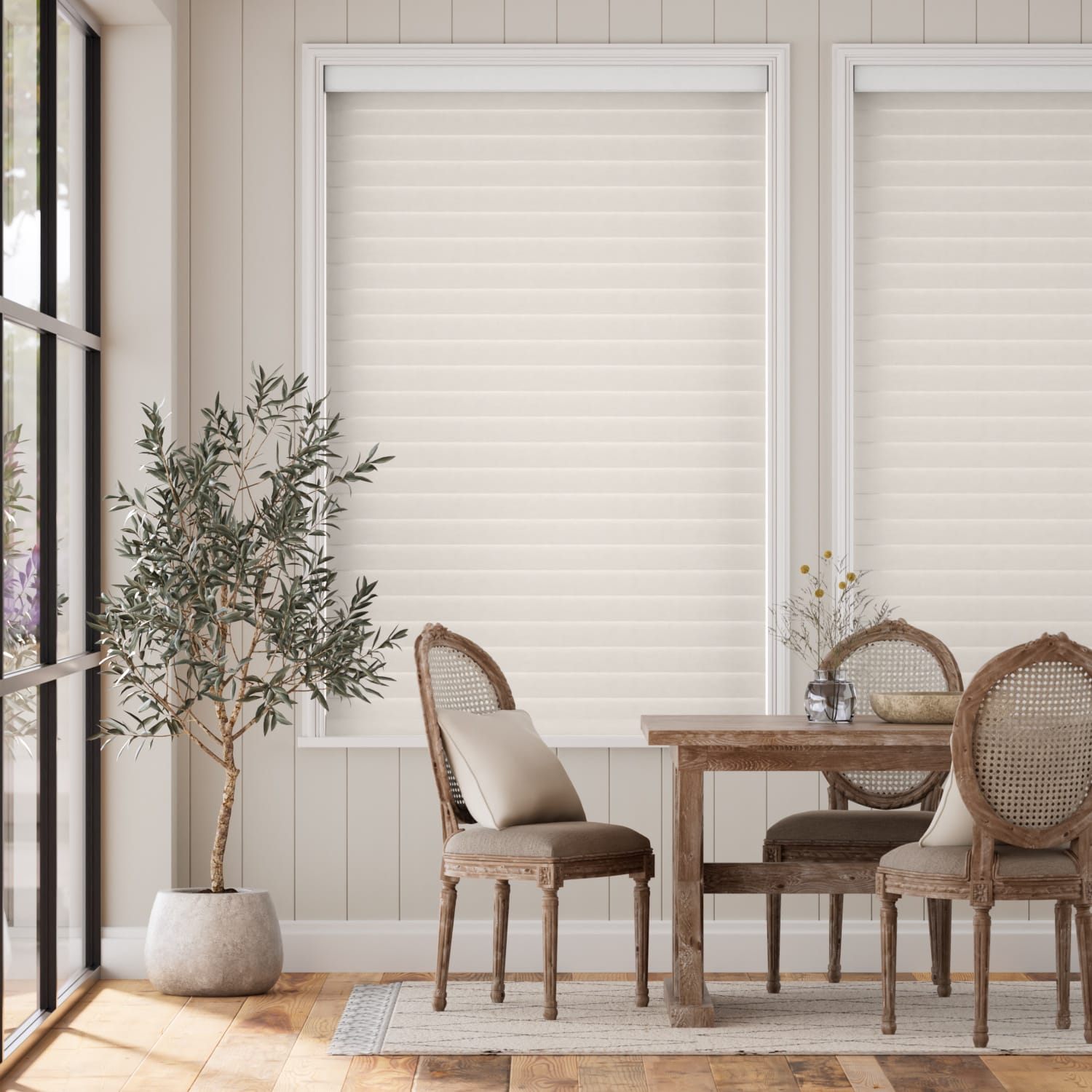 ColorizedZoom Illusion Pearl Roller Shade 2452