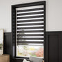 ColorizedZoom PerfectFIT Enjoy Dimout Charcoal Roller Blind 2464