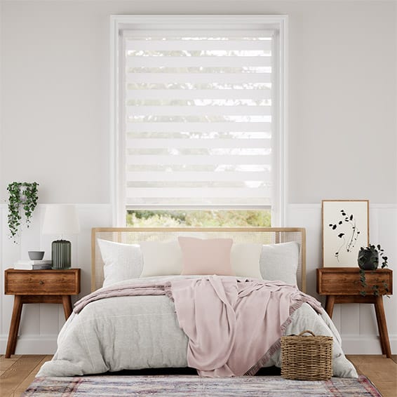 Colorized PerfectFIT Enjoy Dimout Ice White Roller Blind
