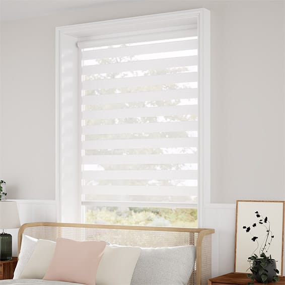 ColorizedZoom PerfectFIT Enjoy Dimout Ice White Roller Blind